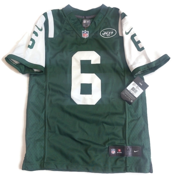 Nike Other - Nike New York Jets Jersey Youth Size M (10/12) Mark Sanchez #6 On Field Green